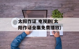 太阳作证 电视剧(太阳作证全集免费播放)