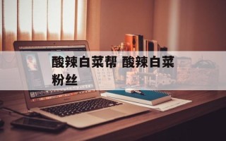 酸辣白菜帮 酸辣白菜粉丝
