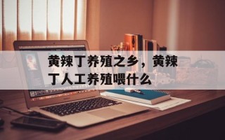 黄辣丁养殖之乡，黄辣丁人工养殖喂什么