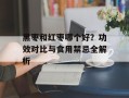 黑枣和红枣哪个好？功效对比与食用禁忌全解析