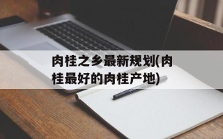 肉桂之乡最新规划(肉桂最好的肉桂产地)