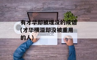 有才华却被埋没的成语(才华横溢却没被重用的人)