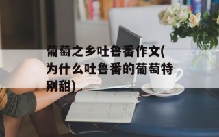 葡萄之乡吐鲁番作文(为什么吐鲁番的葡萄特别甜)