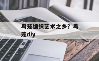 鸟笼编织艺术之乡？鸟笼diy