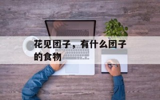 花见团子，有什么团子的食物