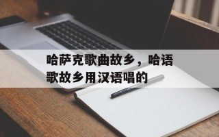哈萨克歌曲故乡，哈语歌故乡用汉语唱的