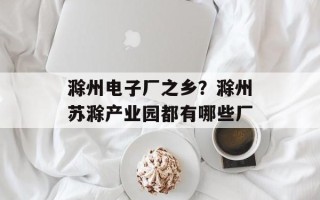 滁州电子厂之乡？滁州苏滁产业园都有哪些厂