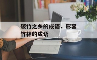 破竹之乡的成语，形容竹林的成语