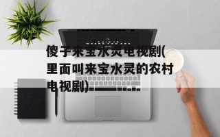傻子来宝水灵电视剧(里面叫来宝水灵的农村电视剧)