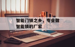 智能门锁之乡，专业做智能锁的厂家