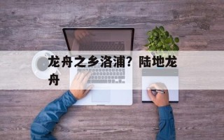 龙舟之乡洛浦？陆地龙舟