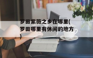 罗田紫薇之乡在哪里(罗田哪里有休闲的地方)