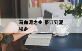 马血泥之乡 綦江到泥坝乡