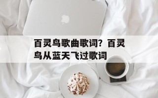 百灵鸟歌曲歌词？百灵鸟从蓝天飞过歌词