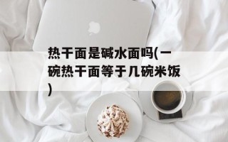 热干面是碱水面吗(一碗热干面等于几碗米饭)