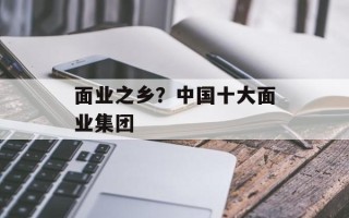 面业之乡？中国十大面业集团