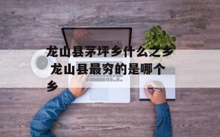 龙山县茅坪乡什么之乡 龙山县最穷的是哪个乡
