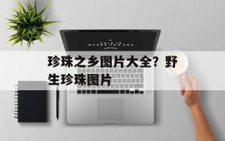 珍珠之乡图片大全？野生珍珠图片