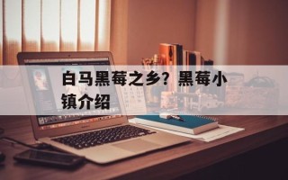 白马黑莓之乡？黑莓小镇介绍