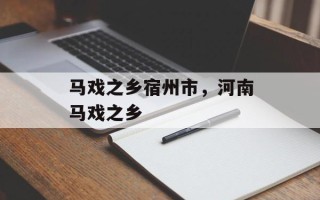 马戏之乡宿州市，河南马戏之乡