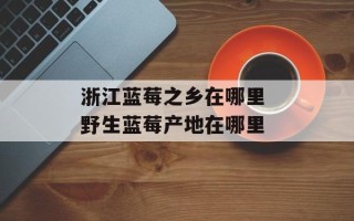 浙江蓝莓之乡在哪里 野生蓝莓产地在哪里