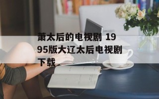 萧太后的电视剧 1995版大辽太后电视剧下载