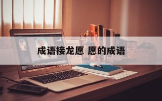 成语接龙愿 愿的成语
