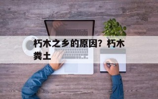 朽木之乡的原因？朽木粪土