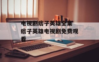 电视剧痞子英雄全集 痞子英雄电视剧免费观看