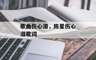 歌曲伤心泪，陈星伤心泪歌词