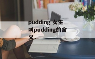 pudding 女生叫pudding的含义