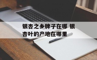 银杏之乡牌子在哪 银杏叶的产地在哪里