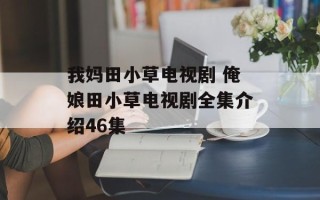我妈田小草电视剧 俺娘田小草电视剧全集介绍46集