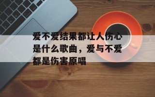 爱不爱结果都让人伤心是什么歌曲，爱与不爱都是伤害原唱