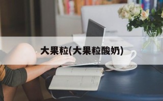 大果粒(大果粒酸奶)