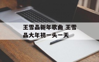 王雪晶新年歌曲 王雪晶大年初一头一天