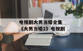电视剧大男当婚全集 《大男当婚2》电视剧