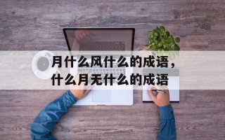 月什么风什么的成语，什么月无什么的成语