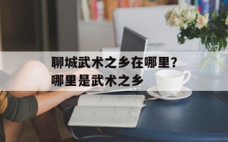 聊城武术之乡在哪里？哪里是武术之乡
