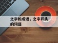之字的成语，之字开头的词语