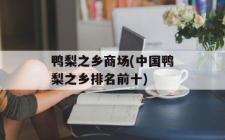 鸭梨之乡商场(中国鸭梨之乡排名前十)
