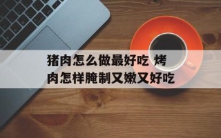 猪肉怎么做最好吃 烤肉怎样腌制又嫩又好吃
