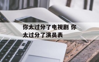 你太过分了电视剧 你太过分了演员表