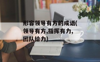 形容领导有方的成语(领导有方,指挥有力,团队给力)