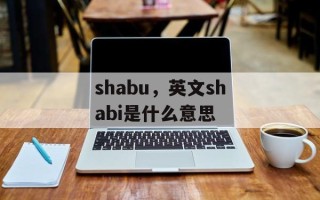 shabu，英文shabi是什么意思