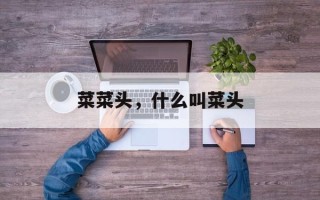 菜菜头，什么叫菜头