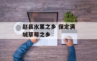 赵县水果之乡 保定满城草莓之乡