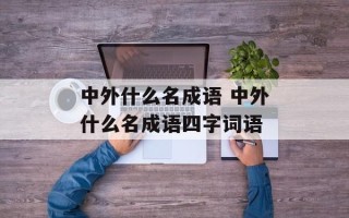 中外什么名成语 中外什么名成语四字词语