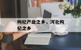 枸杞产业之乡，河北枸杞之乡