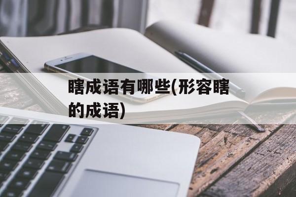 瞎成语有哪些(形容瞎的成语)-第1张图片-